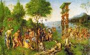 Lorenzo  Costa The Reign of Comus china oil painting reproduction